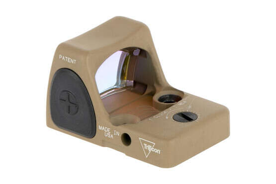 Trijicon RMR Type 2 adjustable reflex sight features a bright 1 MOA reticle and FDE finish perfect for your handgun slide
